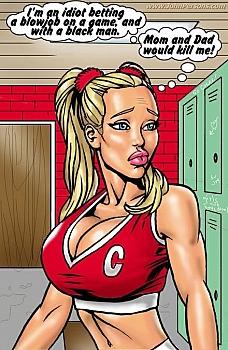 8 muses comic 2 Hot Blondes Bet On Big Black Cocks image 6 