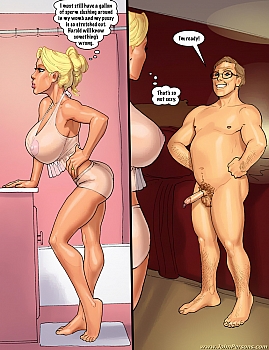 8 muses comic 2 Hot Blondes Bet On Big Black Cocks image 85 