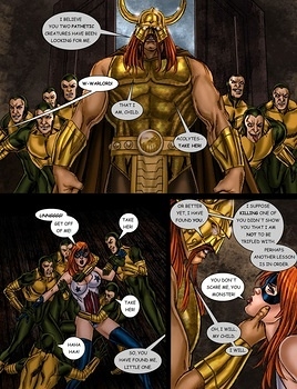 8 muses comic 9 Superheroines VS Warlord 1 image 12 