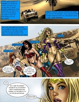 8 muses comic 9 Superheroines VS Warlord 1 image 2 
