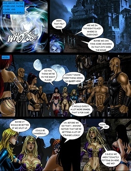 8 muses comic 9 Superheroines VS Warlord 1 image 5 