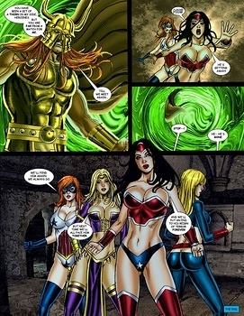 8 muses comic 9 Superheroines VS Warlord 3 image 25 