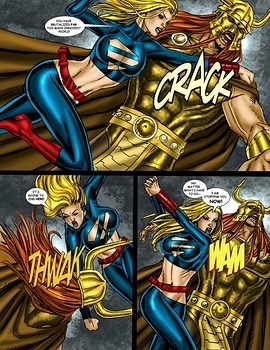 8 muses comic 9 Superheroines VS Warlord 3 image 7 