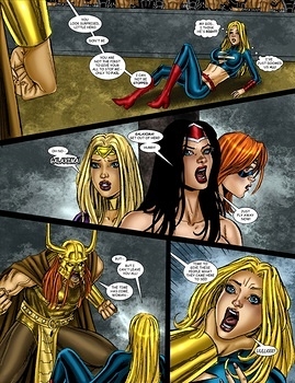 8 muses comic 9 Superheroines VS Warlord 3 image 9 