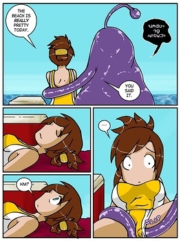 8 muses comic A Date With A Tentacle Monster 2 - Tentacle Beach Party image 4 