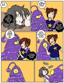 8 muses comic A Date With A Tentacle Monster 3 - Tentacle Hospitality image 19 