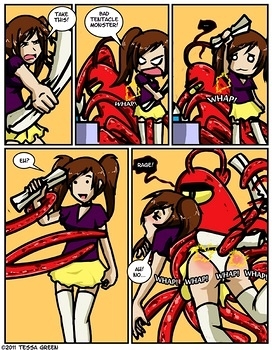 8 muses comic A Date With A Tentacle Monster 4 - Tentacle Multiplicity image 12 