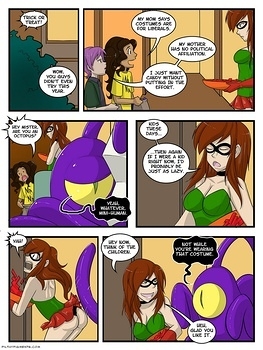 8 muses comic A Date With A Tentacle Monster Halloween Special image 4 