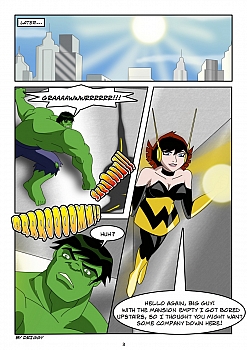 8 muses comic Avengers - Stress Release image 4 