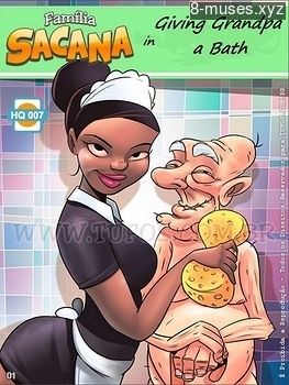 8 musess comic Familia Sacana 7 - Giving Grandpa A Bath image 1 