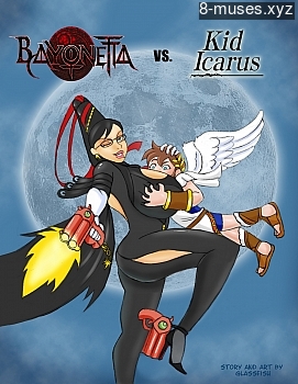 8 muses comic Bayonetta vs Kid Icarus image 1 