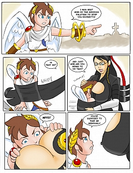 8 muses comic Bayonetta vs Kid Icarus image 4 
