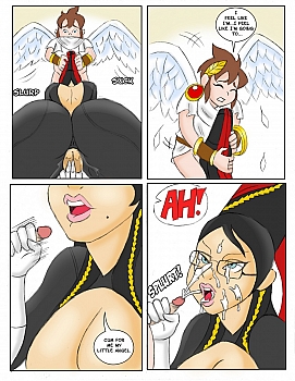 8 muses comic Bayonetta vs Kid Icarus image 8 
