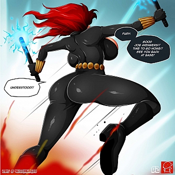 8 muses comic Black Widow image 3 