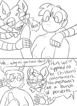 8 muses comic Chica Finds A Playmate image 16 