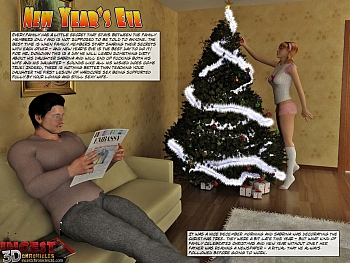 8 muses comic Christmas Gift 1 - New Year's Eve image 2 