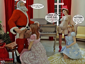 8 muses comic Christmas Gift 2 - Santa image 36 