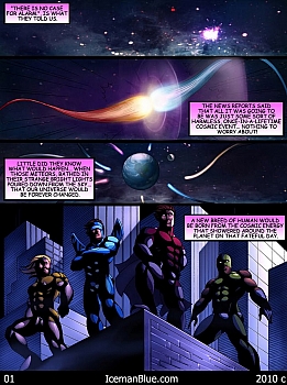 8 muses comic Cosmic Heroes 1 image 2 