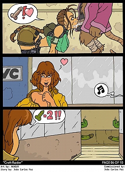 8 muses comic Croft Raider 1 image 7 