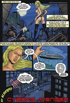 8 muses comic Cyborg Avenger 1-3 image 2 