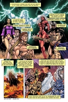 8 muses comic Dark Gods 1 - The Summoning image 2 