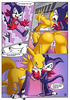 8 muses comic Digimon image 4 