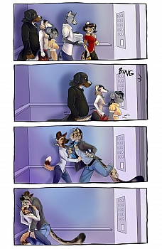 8 muses comic Elevator image 2 