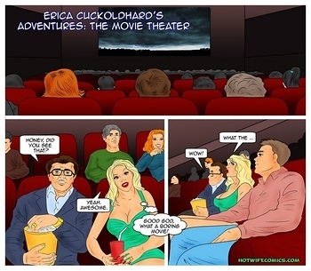 8 muses comic Erica Cuckoldhard's Adventures - The Movie Theatre image 2 