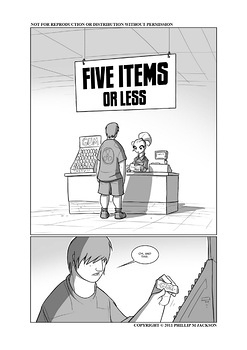 8 muses comic Five Items Or Less image 2 