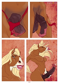 Girl Into Horse XXX comic - 8 Muses Sex Comics