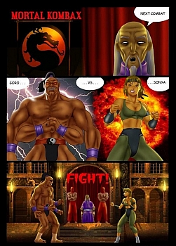 8 muses comic Goro vs Sonya image 2 