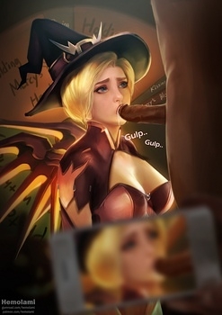 8 muses comic Halloween Party With Mercy image 8 