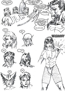 8 muses comic Justice League XXX image 26 