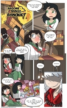 8 muses comic Kagome And Sango Banquet image 2 