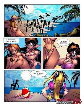 8 muses comic Lilly Heroine 9 - Beach Vacations image 2 