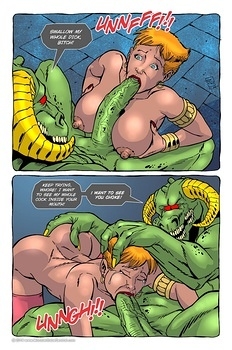 Green Sex Toons - Monster Violation 7 - The Green Demon Anime Porn Comics - 8 Muses Sex Comics
