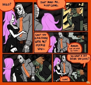 8 muses comic Mr Invisible & The Vampire 2 image 5 