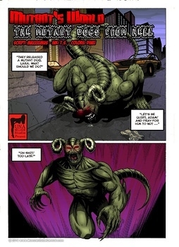 8 muses comic Mutant's World 4 - The Mutant Dogs From Hell image 2 