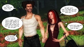8 muses comic Not So Little Red Riding Hood image 4 