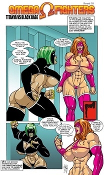 8 muses comic Omega Fighters 10 - Titanya vs Black Rage image 2 