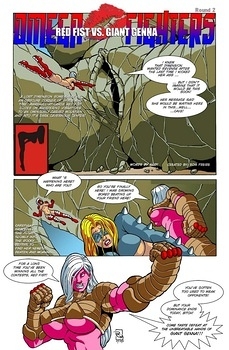 8 muses comic Omega Fighters 2 - Red Fist VS Giant Genna image 2 