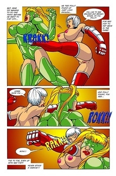 8 muses comic Omega Fighters 3 - Red Fist VS Polly Punch image 5 