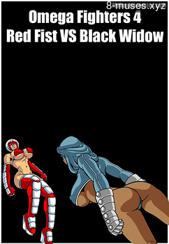 8 muses comic Omega Fighters 4 - Red Fist VS Black Widow image 1 