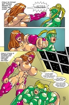 8 muses comic Omega Fighters 7 - Titania VS Polly Punch image 5 