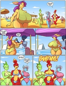 8 muses comic Penny's Beach Time image 2 
