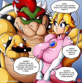 Princess Peach - Help Me Mario! comics porn - 8 Muses Sex Comics