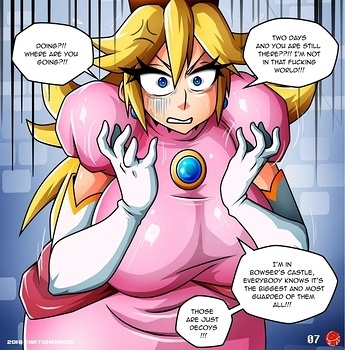 Peach And Bowser Porn Comic - Princess Peach - Help Me Mario! comics porn - 8 Muses Sex Comics