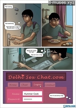 8 muses comic Saath Kahaniya 6 - Bunty - Internet Connection image 11 