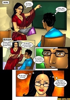 8 muses comic Savita Bhabhi 18 - Tuition Teacher Savita image 4 