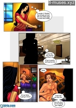 8 muses comic Savita Bhabhi 22 - Shobha's First Time image 11 